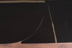 Casa Padrino table à manger de luxe noir / noir mat 160-240 x 95 x H. 76 cm - Table de cuisine extensible avec plateau en vitrocéramique trempé - Meuble de salle à manger de luxe