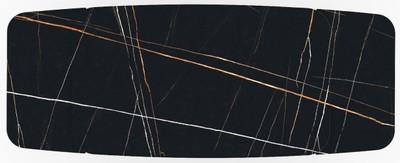 Casa Padrino Luxus Esstisch mit gehärteter Glaskeramik Tischplatte Schwarz / Matt Schwarz 160-240 x 95 x H. 76 cm - Ausziehbarer Küchentisch - Esszimmer Möbel - Luxus Möbel
