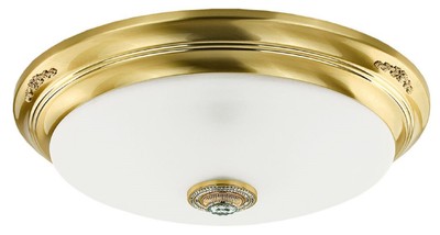 Runde Luxus Barock Kristall Deckenleuchte Gold Weiß
