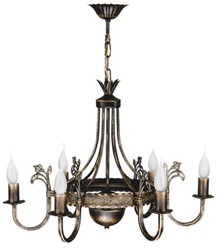 Casa Padrino araña de luces barroco bronce antiguo Ø 62 x A. 68 cm - Magnífica lámpara de araña de salón de metal de estilo barroco - Noble y magnífica Casa Padrino araña de luces barroco bronce antiguo Ø 62 x A. 68 cm - Magnífica lámpara de araña de salón de metal de estilo barroco - Noble y magnífica