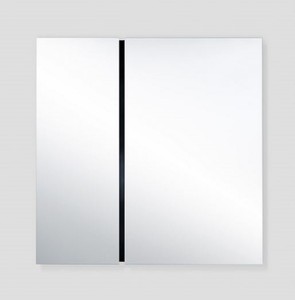 Casa Padrino espejo de pared de lujo negro 150 x 3,5 x A. 150 cm - Espejo de salón - Espejo de dormitorio - Espejo de armario - Muebles de lujo - Interior de lujo - Calidad de lujo