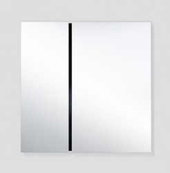 Casa Padrino espejo de pared de lujo negro 150 x 3,5 x A. 150 cm - Espejo de salón - Espejo de dormitorio - Espejo de armario - Muebles de lujo - Interior de lujo - Calidad de lujo