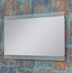 Casa Padrino espejo de baño de lujo 120 x 4 x A. 50 cm - Espejo de pared con retroiluminación LED - Muebles de baño - Accesorios de baño - Muebles de lujo