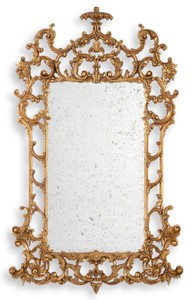 Prunkvoller Luxus Barock Wandspiegel Antik Gold