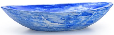 Casa Padrino lavabo de lujo azul / blanco 60,9 x 29,7 x A. 11,9 cm - Lavabo de hormigón hecho a mano - Accesorios de baño de lujo Casa Padrino lavabo de lujo azul / blanco 60,9 x 29,7 x A. 11,9 cm - Lavabo de hormigón hecho a mano - Accesorios de baño de lujo