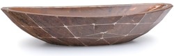 Casa Padrino lavabo de lujo marrón / blanco 60,9 x 29,7 x A. 11,9 cm - Lavabo de hormigón hecho a mano - Accesorios de baño de lujo