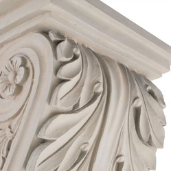 Prunkvolle Luxus Barock Wandkonsole Sandfarben