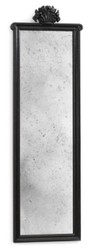 Casa Padrino luxury baroque mirror antique black - Handmade Italian baroque style wall mirror with antique mirror glass - Luxury furniture in baroque style - Luxury Quality - Made in Italy