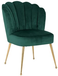 Casa Padrino Luxus Samt Esszimmer Stuhl Grün / Gold 66 x 64 x H. 86 cm - Küchenstuhl mit Samtsoff - Esszimmer Möbel - Küchen Möbel - Luxus Möbel