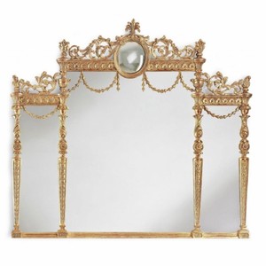 Casa Padrino espejo barroco de lujo oro - Italiano espejo de pared de estilo barroco - Muebles de lujo en estilo barroco - Magníficos muebles barrocos - Hecho en Italia
