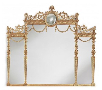 Casa Padrino specchio barocco di lusso oro - Specchio da parete in stile barocco italiano - Magnifici mobili di lusso in stile barocco - Mobili barocchi - Fatto in Italia - Qualità di lusso