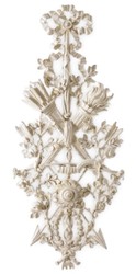 Casa Padrino luxury baroque wall ornament white - Magnificent solid wood wall decoration ornament in baroque style - Baroque wall decoration - Luxury quality - Made in Italy