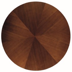 Casa Padrino tavolo da pranzo di lusso marrone / nero opaco Ø 120 x A. 75 cm - Tavolo da pranzo rotondo - Mobili per sala da pranzo - Mobili per cucina
