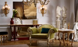 Prunkvolle Luxus Barock Massivholz Säule Cremeweiß Gold