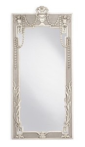 Casa Padrino specchio barocco di lusso grigio / crema bianco - Magnifico specchio da parete in stile barocco - Mobili italiani di lusso stile barocco - Magnifici mobili barocchi - Fatto in Italia