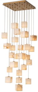 Luxus Wohnzimmer Kronleuchter Antik Messing Alabaster