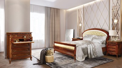 Casa Padrino Luxus Barock Kommode Braun / Creme / Messing - Prunkvolle Barockstil Schlafzimmer Kommode - Luxus Schlafzimmer Möbel im Barockstil - Barock Schlafzimmer Möbel