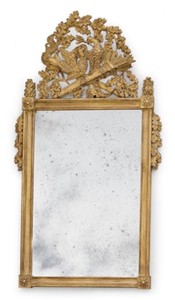 Casa Padrino luxury baroque mirror antique gold - Magnificent solid wood baroque style wall mirror with antique mirror glass - Handmade baroque furniture - Made in Italy - Luxury baroque interior