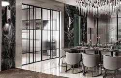 Luxus Esstisch Küchentisch Grau Bronze