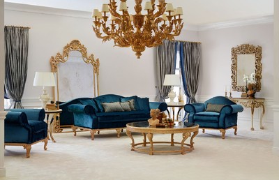 Casa Padrino Luxus Barock Couchtisch mit Marmorplatte Naturfarben / Schwarz - Runder Wohnzimmertisch im Barockstil - Barock Möbel - Edel & Prunkvoll - Luxus Qualität - Made in Italy