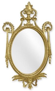 Prunkvoller Barock Spiegel Wandspiegel Gold