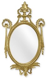 Prunkvoller Barock Spiegel Wandspiegel Gold