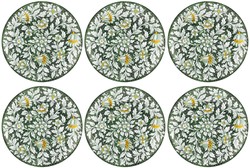 Casa Padrino ensemble de 6 assiettes de luxe en céramique vert / multicolore Ø 40 cm - Assiettes faites et peintes à la main - Accessoires pour hôtels et restaurants - Fabriqué en Italie Casa Padrino ensemble de 6 assiettes de luxe en céramique vert / multicolore Ø 40 cm - Assiettes faites et peintes à la main - Accessoires pour hôtels et restaurants - Fabriqué en Italie