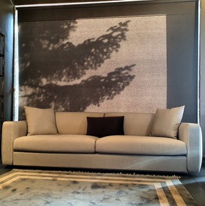 Casa Padrino Luxus Sofa Grau 240 x 85 x H. 82 cm - Wohnzimmer Sofa - Hotel Sofa - Wohnzimmer Möbel - Hotel Möbel - Luxus Möbel