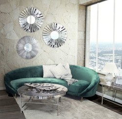 Runder Luxus Spiegel Wandspiegel