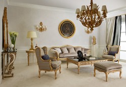 Casa Padrino lustre baroque de luxe or antique / blanc Ø 80 x H. 89,5 cm - Magnifique lustre de salon de style baroque - Noble & Magnifique - Qualité de luxe - Fabriqué en Italie