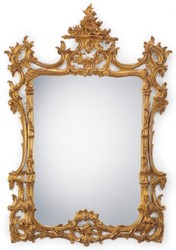 Casa Padrino miroir baroque de luxe or antique - Miroir mural en bois massif fait main de style baroque - Meubles de luxe de style baroque - Fabriqué en Italie - Intérieur baroque