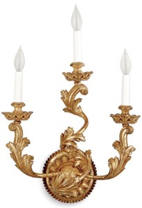 Casa Padrino applique murale baroque de luxe or antique 47 x 22 x H. 56 cm - Magnifique applique de style baroque - Luminaires baroques - Qualité de luxe - Fabriquée en Italie