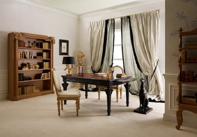 Casa Padrino Luxus Barock Säule Antik Weiß / Antik Gold - Handgefertigte Massivholz Deko Säule - Hotel Möbel - Schloss Möbel - Wohnzimmer Möbel - Luxus Qualität - Made in Italy