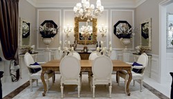 Handgefertigte Luxus Barock Massivholz Säule Antik Weiß Antik Gold