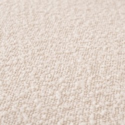 Gepolsterte Luxus Edelstahl Sitzbank Creme Messing