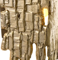 Luxus Designer Wandleuchte Gold