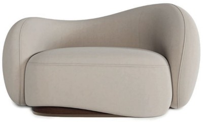 Casa Padrino luxury velvet armchair right side gray / dark brown / brass 110 x 105 x H. 78 cm - Living room armchair - Hotel armchair - Living room furniture - Hotel furniture - Luxury furniture Casa Padrino luxury velvet armchair right side gray / dark brown / brass 110 x 105 x H. 78 cm - Living room armchair - Hotel armchair - Living room furniture - Hotel furniture - Luxury furniture