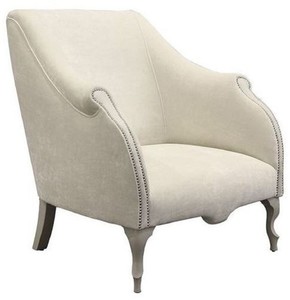 Casa Padrino luxury Art Deco armchair cream / gray 85 x 85 x H. 88 cm - Living room armchair - Hotel armchair - Living room furniture - Hotel furniture - Luxury Art Deco Furniture