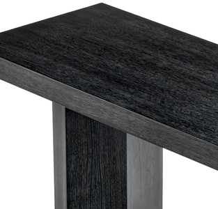 Casa Padrino Luxus Konsole Schwarzgrau 160 x 55,5 x H. 76,5 cm - Rechteckiger Konsolentisch - Wohnzimmer Möbel - Hotel Möbel - Luxus Möbel - Luxus Einrichtung