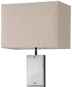 Casa Padrino Luxus Stehleuchte Alabaster / Bronze / Beige 50 x 29 x H. 173 cm - Stehlampe mit rechteckigem Lampenschirm - Luxus Stehleuchten - Luxus Leuchten - Luxus Interior