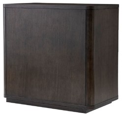 Casa Padrino luxury dresser with 4 drawers mocha / brass 85 x 48.5 x H. 120.5 cm - Bedroom chest of drawers - Bedroom furniture - Hotel furniture - Luxury furniture - Luxury quality