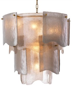 Casa Padrino lampadario di lusso grigio / ottone antico Ø 61 x A. 60 cm - Lampadario rotondo - Lampadario soggiorno - Lampadario hotel - Mobili di lusso - Interni di lusso