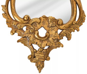 Casa Padrino Luxus Barock Spiegel Antik Gold - Prunkvoller Massivholz Wandspiegel im Barockstil - Luxus Möbel im Barockstil - Barock Möbel - Edel & Prunkvoll