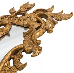 Handgefertigter Luxus Barock Spiegel Wandspiegel Antik Gold