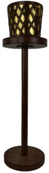 Casa Padrino refroidisseur de vin de luxe avec support marron foncé / laiton Ø 27 x H. 95 cm - Refroidisseur de champagne - Accessoires gastronomie - Accessoires restaurant - Accessoires d'hôtel