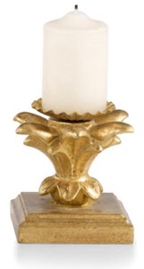 Luxus Barock Kerzenhalter Kerzenständer Antik Gold