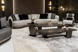 Casa Padrino mesa auxiliar de salón de lujo bronce A. 55 cm - Mesa de hotel - Muebles de salón - Muebles de hotel - Calidad de lujo