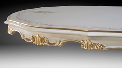 Casa Padrino table à manger baroque de luxe ivoire / multicolore / or 700 cm - Immense table de salle à manger de style baroque - Meubles de salle à manger baroques - Fabriqué en Italie