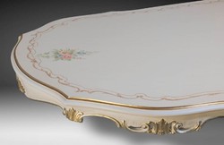 Casa Padrino table à manger baroque de luxe ivoire / multicolore / or 700 cm - Immense table de salle à manger de style baroque - Meubles de salle à manger baroques - Fabriqué en Italie