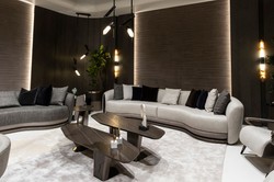 Casa Padrino conjunto de 2 mesas de centro de lujo marrón oscuro / bronce - Mesas de salón de lujo - Muebles de salón - Muebles de hotel - Muebles de lujo